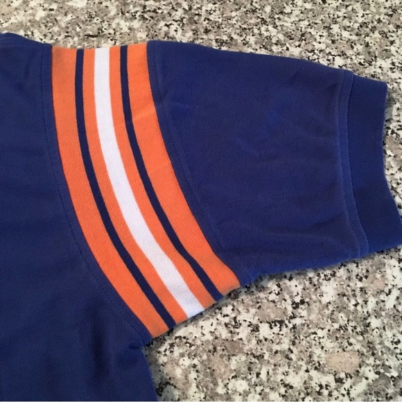 Super Bowl NFL polo shirt XXXIX 39 2005 blue short sleeve Patriot Eagle football - Picture 4 of 8